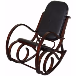 Fauteuil à bascule Pour vous détendre, le charme et le confort d'un fauteuil de relaxation indémodable Matériaux: Assise et d ...