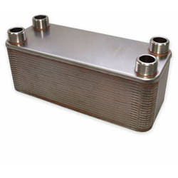 Helloshop26 - Hrale échangeur de chaleur thermique inox 40 plaques max. 230 kw eau solaire