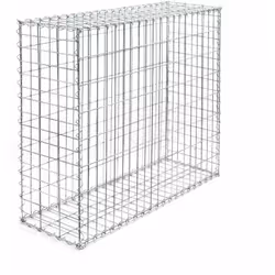 Un gabion en grillage métallique galvanisé à chaud, robuste et résistant aux intempéries qui va vous séduire par son aspect f ...