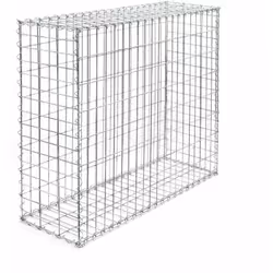 Un gabion en grillage métallique galvanisé à chaud, robuste et résistant aux intempéries qui va vous séduire par son aspect f ...