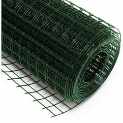 Helloshop26 - Grillage aviaire 4 coins avec maille 25 x 25 mm 50 cm x 5 m vert