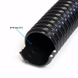 Un tuyau spiralé de refoulement est idéal pour une utilisation sans pression sur les pompes, les appareils UV, les filtres de ...