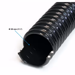 Nous vous offrons un tuyau d’aspiration spiralé . Ce tuyau opaque de couleur noire est très flexible et s’adapte parfaitement ...