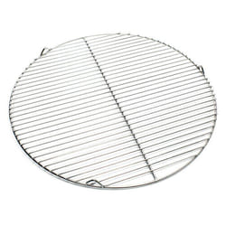 Grille de barbecue - Inox - Ronde 55 cm - Résistante aux températures élevées - Facile à nettoyer - Multicolore