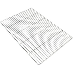 Helloshop26 - Grille en acier inoxydable carrée 60 x 40 cm grille accessoire