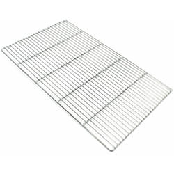 Helloshop26 - Grille en acier inoxydable carrée 67 x 40 cm accessoire barbecue