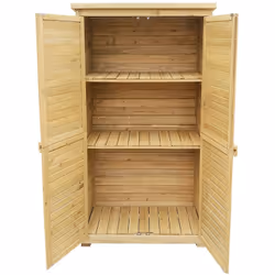 Quiconque tient à une image extérieure soignée de sa maison, trouve son bonheur dans cette armoire de jardin . Rangez les out ...