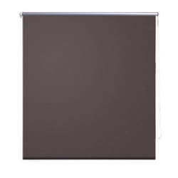 Store enrouleur - Marron - 120 x 230 cm - Occultant - Intérieur - 100% polyester