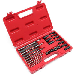Helloshop26 - Coffret extracteur de vis goujons boulons cassés set 25 pièces outillage atelier