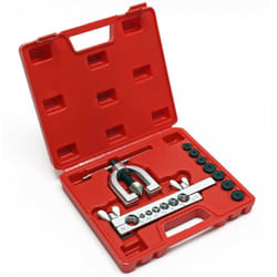 Helloshop26 - Coffret outil sertissage tuyau aluminium cuivre dudgeonniere 45° 7 matrices