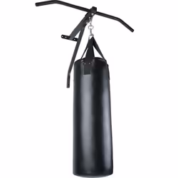 Barre de traction avec sac de frappe punching ball boxe sport fitness musculation 19 kg 83 cm