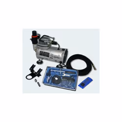 Ce kit Airbrush de très haute qualité qui entoure le puissant compresseur à piston sans huile offre à tous les débutants Airb ...