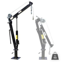 Helloshop26 - Grue de levage pick up capacité de 900 kg & treuil charger décharger socle solide