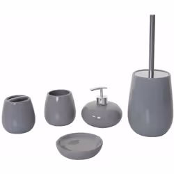 Cet ensemble de 5 accessoires de salle de bain est un ajout complet et élégant à votre salle de bain. L'ensemble de salle de  ...