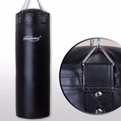 Sac de frappe boxe 30 kg avec chaîne sport fitness biceps musculation