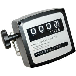 Helloshop26 - Compteur diesel ou à fuel 3 bar 19-120l/min raccords 1' pour pompe diesel/fuel