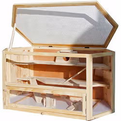 Offrez à votre petit animal un endroit propre à lui pour y dormir et jouer. Offrez-lui sa propre cage conçue spécialement pou ...