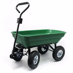 Un chariot de jardin à main robuste qui, avec une capacité de 125 litres, s’adapte à tout type d’activité dans votre jardin e ...