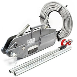 Helloshop26 - Câble de traction jusqu'à 3200 kg avec 20 m de câble diamètre 16mm pour tirer, tendre et soulever