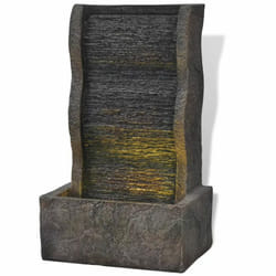 Décoshop26 - Fontaine d'intérieur avec lampe led Polyrésine DEC020761