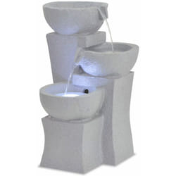 Décoshop26 - Fontaine d'intérieur avec lampe led Polyrésine 27,2x27,8x39,5 cm DEC020768