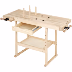 Vous pouvez percer, marteler, riveter, souder ou gratter sur ce banc de travail et effectuer toutes les tâches qui nécessiten ...