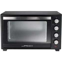 Helloshop26 - Mini four capacité 60 litres 2000 watts minuteur 0/60 min 100-230°c 6 modes de cuisson avec rôtissoire grille et plaque de four double