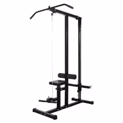 Appareil de musculation polyvalent exercices combines sans poids noir