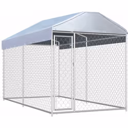 Ce chenil polyvalent pour chiens a de multiples utilisations: jeu, exercice, dressage ou tout simplement protection de vos ch ...