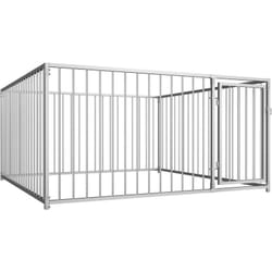 Chenil extérieur cage enclos parc animaux chien d'extérieur pour chiens 100 cm