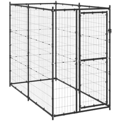 Helloshop26 - Chenil extérieur cage enclos parc animaux chien d'extérieur pour chiens acier 110 x 220 x 180 cm