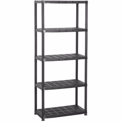Cette étagère de rangement polyvalente peut être utilisée comme une bibliothèque, un présentoir de décoration, ou un présento ...