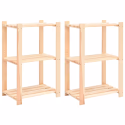 Notre étagère de rangement en bois massif est une solution idéale pour l'entreposage domestique et commercial, comme dans la ...