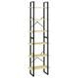 etagere de rangement 60 x 30 x 210 cm bois de pin massif