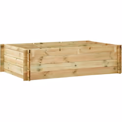 Ce lit surélevé de jardin en bois est parfaite pour la culture de vos légumes et fleurs dans votre jardin ou sur votre terras ...