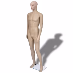 Mannequin buste de vitrine homme 5 pieces