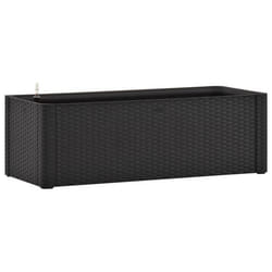 Jardiniere lit sureleve plantes fleurs jardin systeme arrosage 100 x 43 x 33 cm anthracite