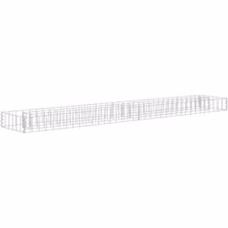 Ce lit surélevé à gabion vous permet de créer facilement une bordure sécurisée mais élégante pour un parterre de fleurs ou de ...