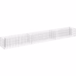 Ce lit surélevé à gabion vous permet de créer facilement une bordure sécurisée mais élégante pour un parterre de fleurs ou de ...