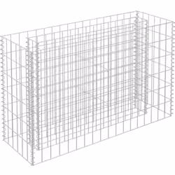 Ce lit surélevé à gabion vous permet de créer facilement une bordure sécurisée mais élégante pour un parterre de fleurs ou de ...