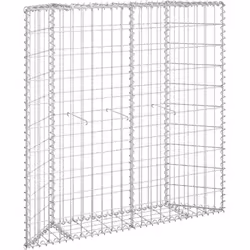 Ce lit surélevé à gabion vous permet de créer facilement une bordure sécurisée mais élégante pour un parterre de fleurs ou de ...