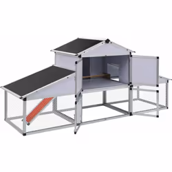 Ce poulailler pratique et spacieux offre un espace suffisant pour vos poulets et garde les prédateurs à distance. Grâce à la  ...