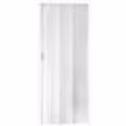 Porte accordeon pliante PVC salle de bain extensible coulissante largeur 80 cm blanc