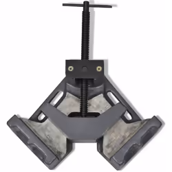 Cet étau avec angle à 90 degrés est utilisé pour immobiliser les pièces, idéal pour assembler, souder ou meuler des angles dr ...