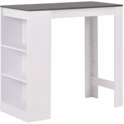 Cette table de bar est le choix parfait pour les petits appartements ou pour les endroits où l'espace est un peu limité. Son  ...