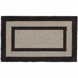 Détails sur le paillasson fibres de coco • Dimensions H x l x P: 1,5 x 75 x 45 cm • Poids: 2,1 kg • Face supérieure en fibres ...