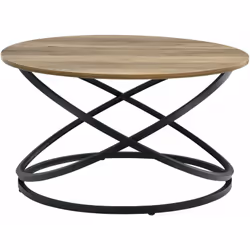 Table basse Comme notre table basse ronde a un joli look, elle se distingue par son armature en spirale parmi les mobiliers d ...