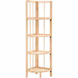 Notre étagère d'angle pratique créera un espace supplémentaire dans les petites pièces. Elle peut servir d’endroit idéal pour ...