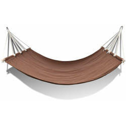 Hamac toile 210 x 150 cm marron