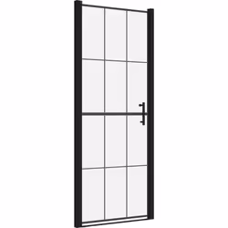 Ajoutez une touche industrielle à votre salle de bain avec cette porte de douche moderne ! Elle offre un style exquis avec de ...